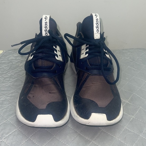 Adidas Original Tubular Runner Men's Size US 10 Sneakers Navy/White - Picture 2 of 6